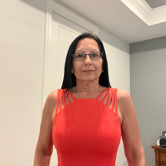 Vincent Camuto fit and flare dress with pockets - Picture 3 of 7